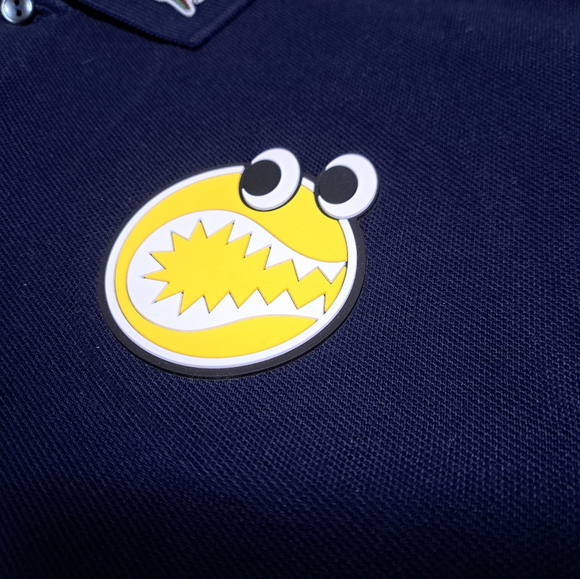 Lacoste by Yazbukey Men's Navy Short Sleeve Cotton Pique Polo Shirt Size 5 Large - Picture 4 of 11